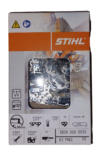 STIHL Kette 3/8" P Picco Micro 3 (PM3), 1,3 mm, 40cm, 55 TG