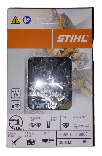 STIHL Kette 3/8" Rapid Micro (RM), 1,6 mm, 45cm, 66 TG