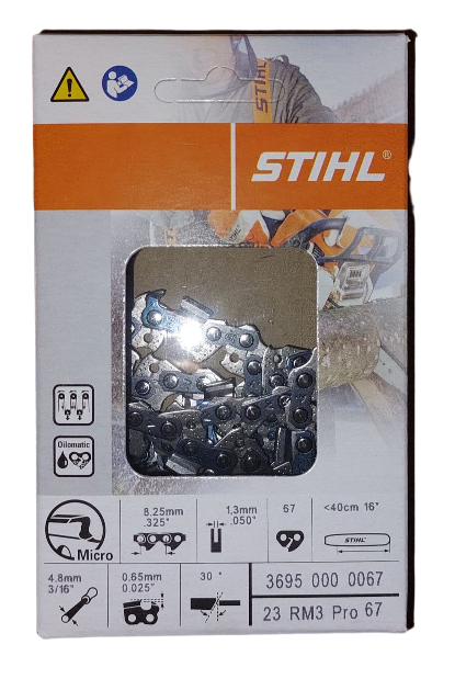 STIHL Kette ,325" Micro 3 Pro (RM3), 1,3 mm, 40 cm, 67 TG